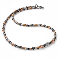 Collana Maria Cristina Sterling Uomo SIENA in Argento Agata G4001/50 - G4001/50